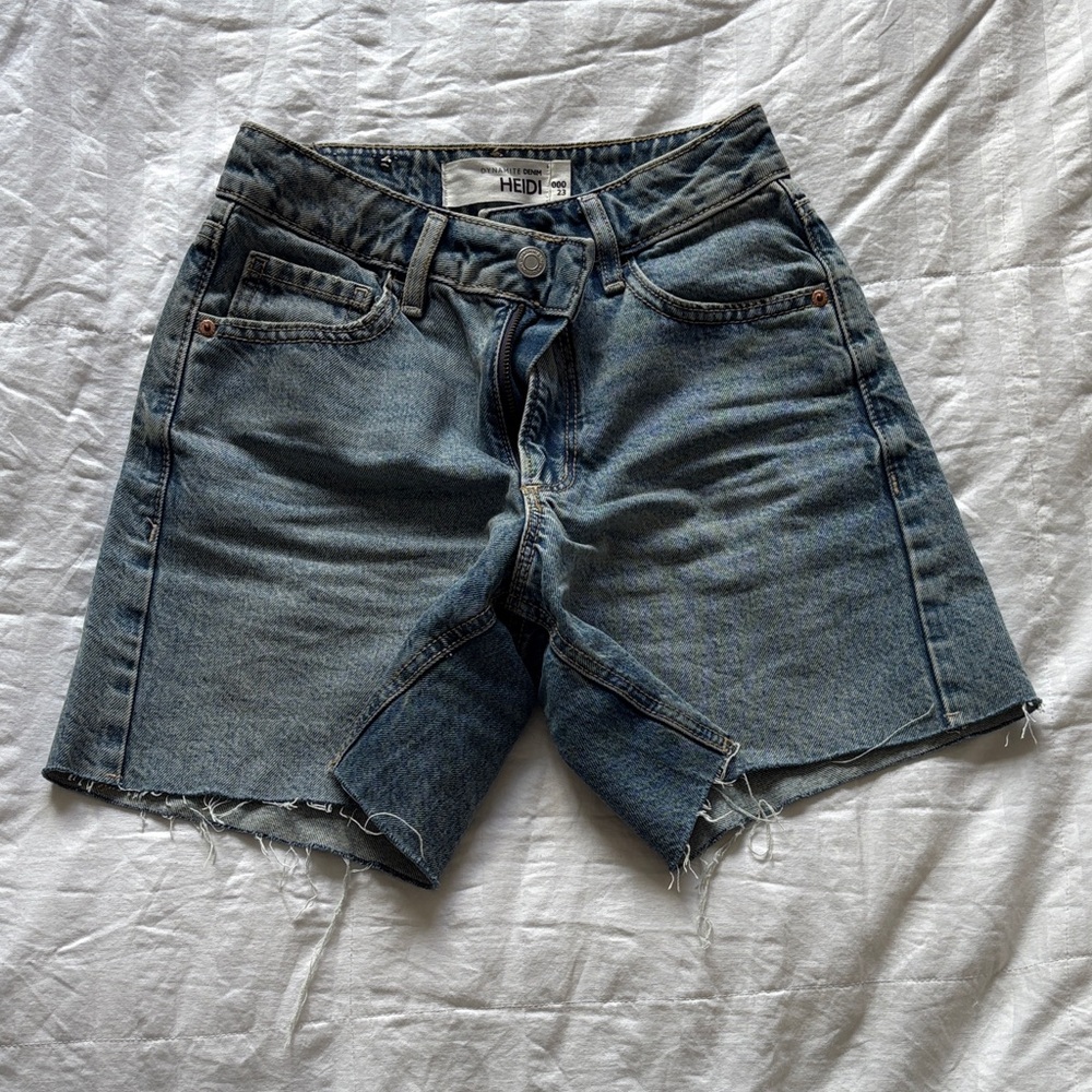 Dynamite Blue Jean Shorts